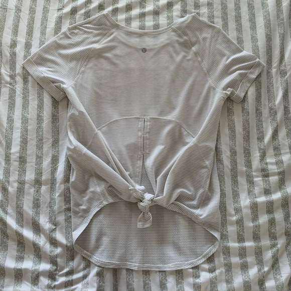 lululemon athletica Tops - Lululemon Open Back Tie Tee